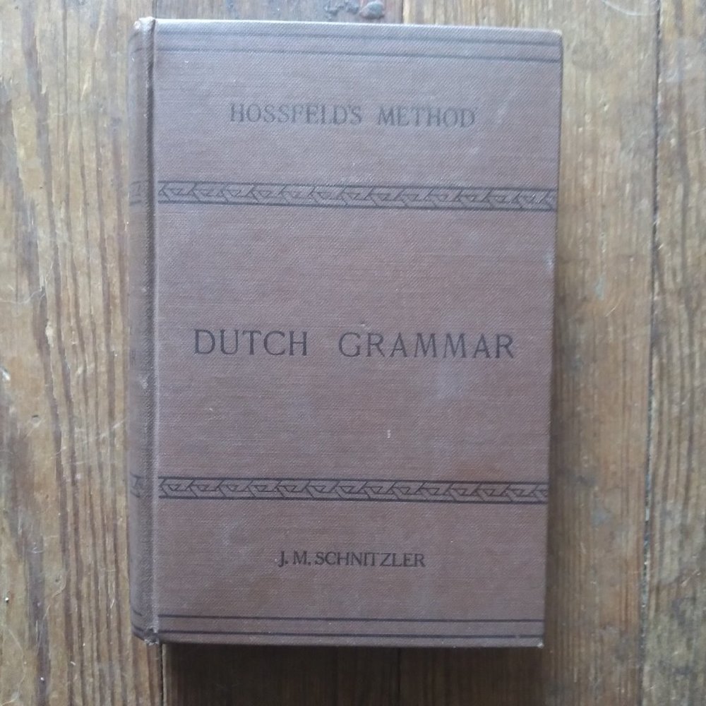 Vintage Dutch Grammar Book